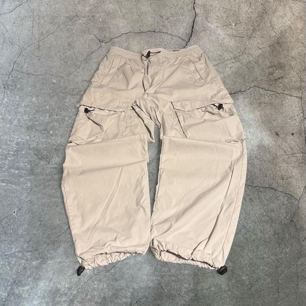H-m Men's Tan and Cream Trousers